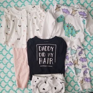 Set of 3 long sleeve and pants sets